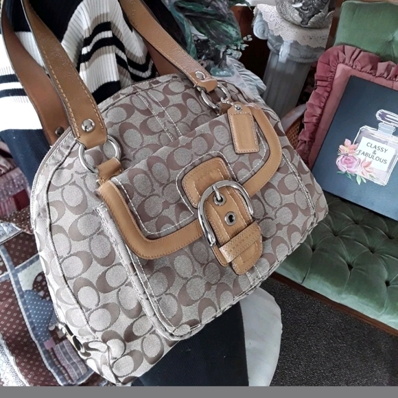 AUTHENTIC COACH SIG C XLARGE BAG - Picture 6 of 10